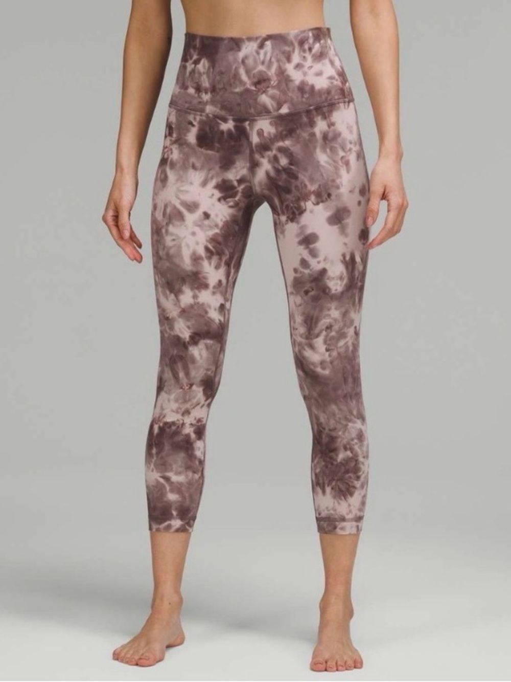 lululemon athletica Mauve Tie-Dye High-Rise align Leggings